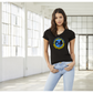 2022 Ukraine V-Neck T-shirt - Women''s Extra Soft (BC2022F-1214-1408)