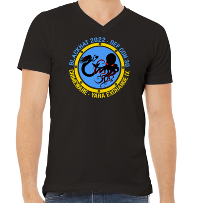 2022 Ukraine V-Neck T-shirt - Women''s Extra Soft (BC2022F-1214-1408)