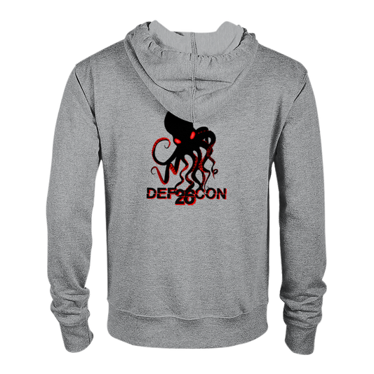 2018 Unisex Terry Zip Hoodie - DEFCON26 (DL3198F-2641-3014)