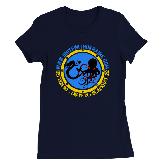 2022 Unite 🇺🇦 Ukraine T-shirt - Women's Extra Soft  (BC2022F-1243-1437)