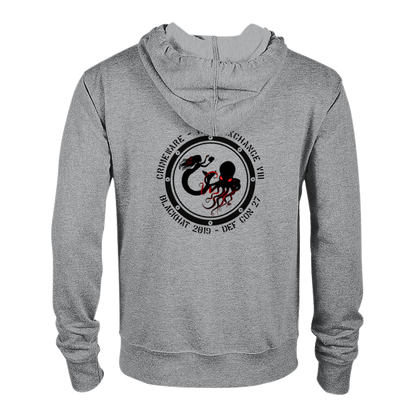 2022 Back Side Black Logo Zip Hoodie - Classic Unisex (CZ3599-2810-3090)