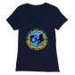 2022 Ukraine V-Neck T-shirt - Women''s Extra Soft (BC2022F-1214-1408)