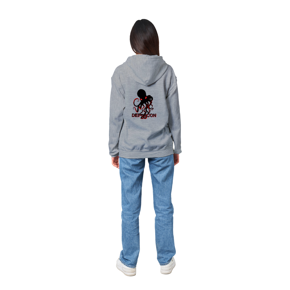 2018 Unisex Terry Zip Hoodie - DEFCON26 (DL3198F-2641-3014)