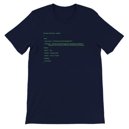 2017 Meetup T-Shirt - Unisex Extra Soft (BC2017F-1243-1644)