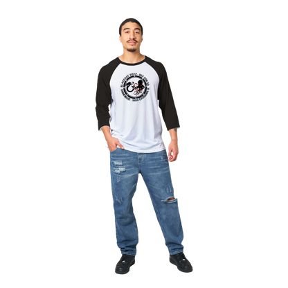 2022 Black Logo T-Shirt - 3/4 Sleeve Unisex Extra Soft (BC2118F-1529-1723)