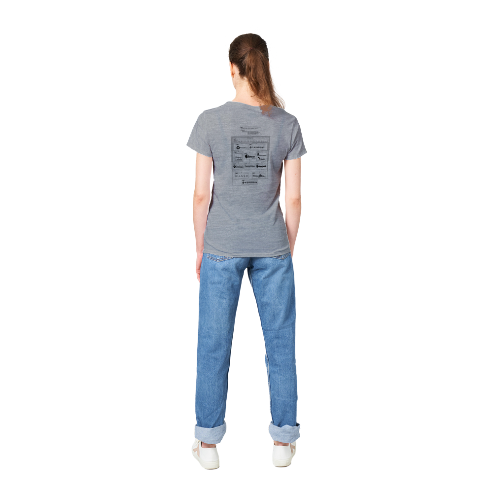 2019 Meetup T-Shirt - Women's Heavyweight Cotton, Front+Back (G2199FB-1610-1804)