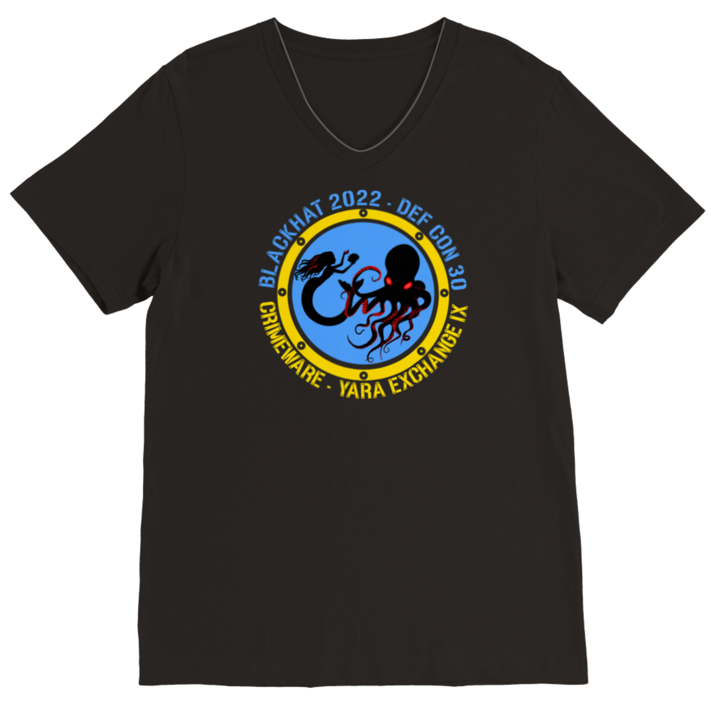 2022 Ukraine V-Neck T-shirt - Women''s Extra Soft (BC2022F-1214-1408)
